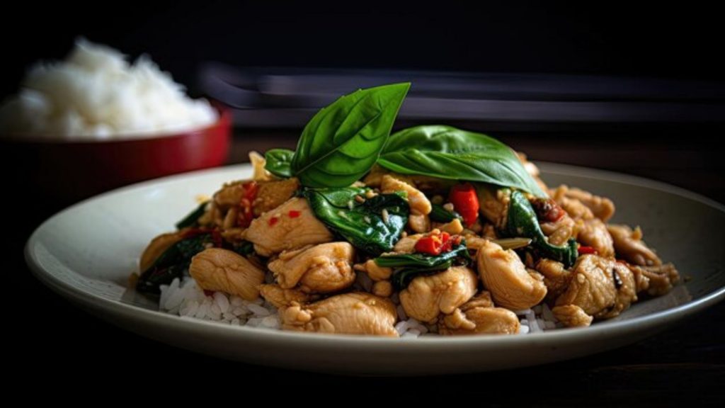 Spicy Thai Basil Chicken jpg